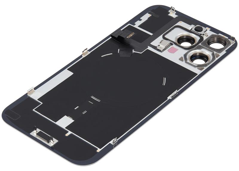 Compra una tapa trasera usada con placa de acero y carga inalámbrica para iPhone 16 Pro Max en Guatemala.