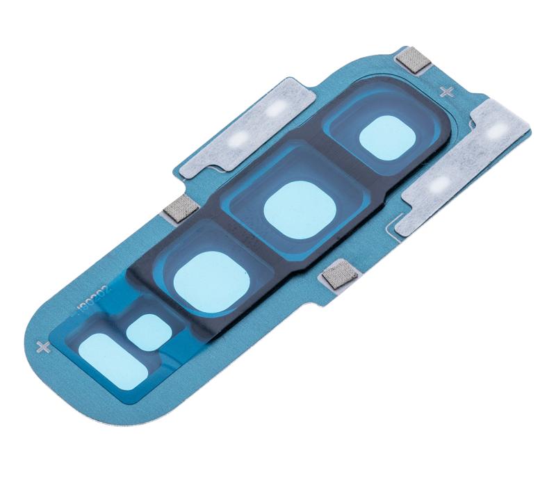 Lente de camara trasera con aro de bisel para Samsung Galaxy S10 (Verde)