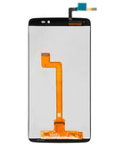Pantalla LCD refurbished negra sin marco para Alcatel Idol 3 (6045), repuesto para reparación de display.