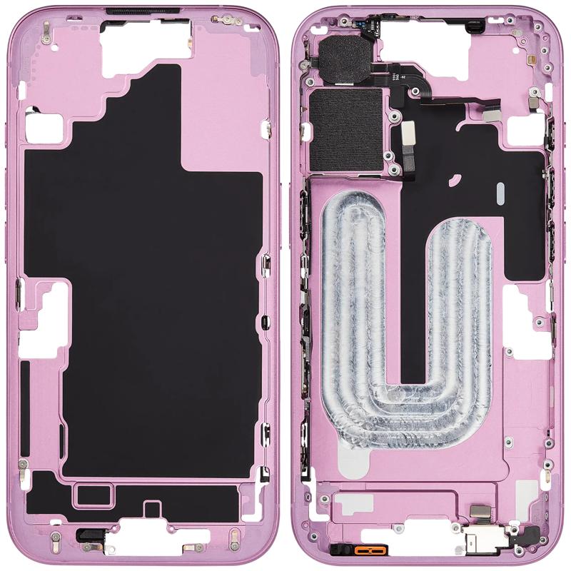 Encuentra el chasis medio con botón de encendido y volumen para iPhone 16 en Guatemala en nuestro taller de reparaciones autorizado.