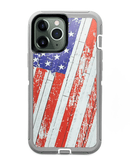 Encuentra la mejor funda heavy duty con diseño de la bandera de Estados Unidos para iPhone 11 Pro Max en Guatemala.