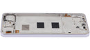 Pantalla OLED refurbished morada para Xiaomi Redmi Note 14 5G y Poco M7 Pro 5G con marco, repuesto para reparación.