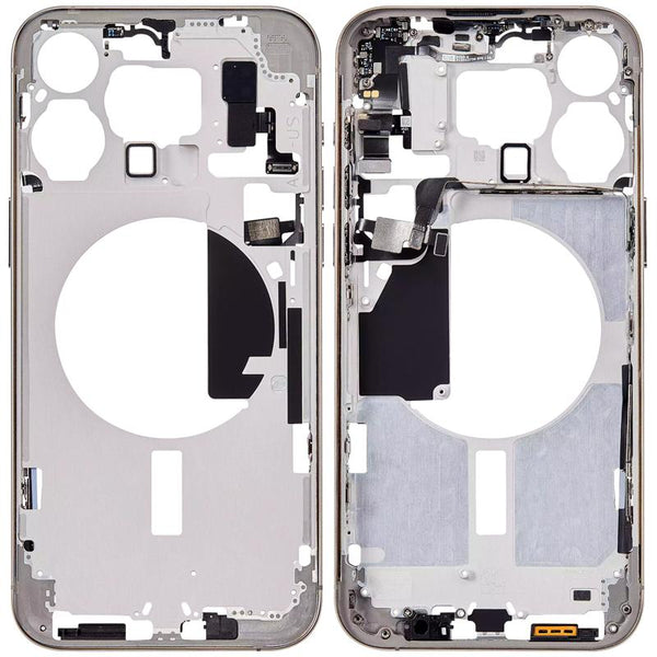 Reparación del marco medio para iPhone 15 Pro Max en Guatemala con garantía y disponibilidad en preorden.