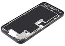 Chasis medio iPhone 16 Pro Max Black Titanium con botones de encendido/volumen, repuesto A3212, A3213, A3214.