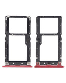 Bandeja para tarjetas SIM doble para Xiaomi Mi 8 Lite (Rojo)