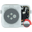 Carcasa de aluminio plateado para Apple Watch Series 3 Cellular 42mm, repuesto OEM A1861/A1891/A1892.