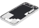 Chasis medio usado para iPhone 17 (A3258) con puerto de carga y piezas pequeñas, versión EU/Global, listo para reparación.