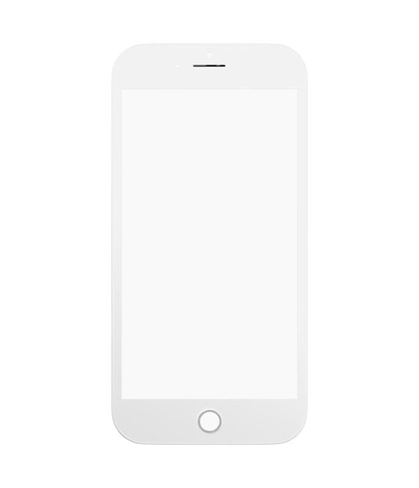 Compra en Guatemala el pack de 2 cristales con marco y OCA preinstalado para iPhone 8 Plus en color blanco premium.