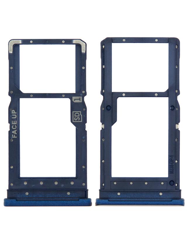 Bandeja para tarjeta SIM para Motorola Moto G Play (XT2093 / 2021) (Azul Neblina)