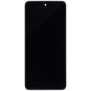 Pantalla refurbished completa Motorola Moto G57 / G57 Power 5G con marco negro para reparación.