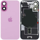 tapa trasera con MagSafe Magnet y NFC y Flashlight flex iPhone 16 (Service Pack) (Pink)