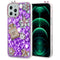Encuentra la funda dura de silicona Crystal Flower Perfume para iPhone 12 Pro Max en Guatemala, ideal para reparaciones y mayoristas.
