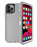 Protege tu iPhone 12 Pro Max con esta funda de alta resistencia en colores gris y blanco en Guatemala.