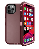 Funda heavy duty iPhone 12 Pro Max (MAROON & PINK)