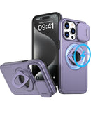 Estuche con soporte anillo y cubierta deslizante para iPhone 12 Pro Max en Guatemala.