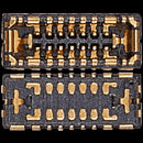 Conector FPC de 10 pines para botón de encendido de iPhone 17 Pro y 17 Pro Max, repuesto para reparación.