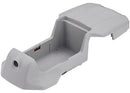 Tapa superior de carcasa usada para DJI Mavic Air 2, color gris, con marcas de uso para reparación de drones.