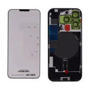 Tapa trasera con placa de acero con carga inalambrica NFC MagSafe y flex de linterna compatible para iPhone 16 Pro Max (Original) (Titanio del Desierto)