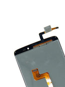 Pantalla LCD refurbished negra sin marco para Alcatel Idol 3 (6045), repuesto para reparación de display.