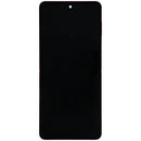 Pantalla OLED interna original Samsung Galaxy Z Flip 7 5G, color Coral Red, con marco integrado.