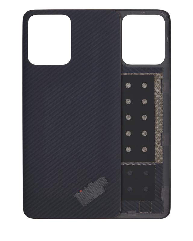 Encuentra la tapa trasera de cristal para Motorola ThinkPhone (XT2309 / 2023) color negro carbon original, disponible en Guatemala.