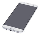 Pantalla OLED con marco para Samsung Galaxy S7 Edge (G935A) Blanca Perla