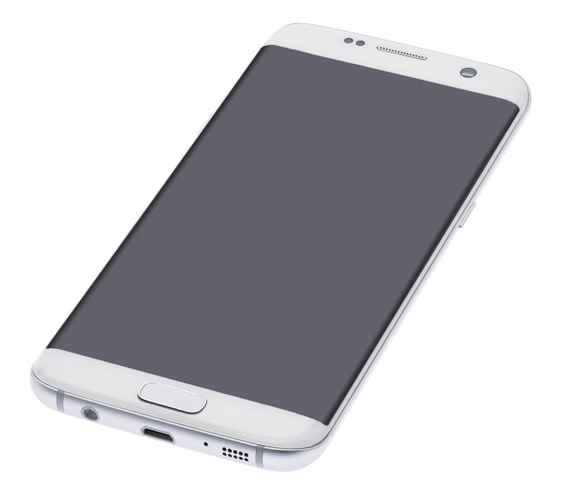 Pantalla OLED con marco para Samsung Galaxy S7 Edge (G935A) Blanca Perla