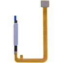 Lector de huella dactilar violeta claro con cable flex para Samsung Galaxy A07 4G (A075), repuesto.