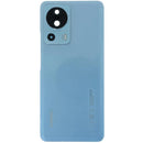 Tapa trasera original Xiaomi 13 Lite azul claro, repuesto Service Pack para reparación de vidrio trasero.