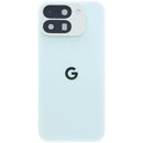 Tapa trasera original Google Pixel 10 Pro Fold verde ahumado, repuesto de vidrio para reparación.