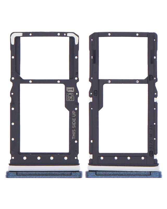 Bandeja para tarjeta SIM para Motorola Moto E (XT2052 / 2020) (Azul)