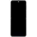 Pantalla OLED refurbished para Samsung Galaxy Z Flip 7 FE 5G (F761) en color negro, lista para reparación.