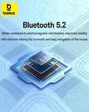Mouse Baseus F02 ergonómico inalámbrico Bluetooth negro cósmico con diseño SlowBack y agarre cómodo.
