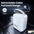 Encuentra el cargador de pared Toocki PD de 30W con cable USB C incorporado en Guatemala, ideal para cargar tus dispositivos de forma rápida y segura.