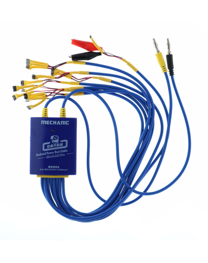 Encuentra el Cable de Arranque de Poder Mechanic iBoot AD Pro en Guatemala para reparaciones y repuestos de cables de poder en talleres especializados.