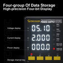 Fuente de poder regulada Mechanic DSP30D5, 30V 5A, pantalla digital LED, color negro, para laboratorio electrónico.