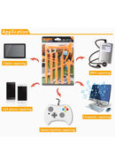 Kit de 6 herramientas JAKEMY JM-OP16 de palanca antiestática de fibra de plástico, ideal para reparación de electrónica y apertura de dispositivos.