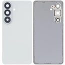 Tapa trasera de cristal blanco para Samsung Galaxy S26 con lente de cámara, repuesto para reparación.