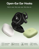 Auriculares BASEUS Eli Sport 2 true wireless de oído abierto en color negro cósmico con diseño ergonómico.