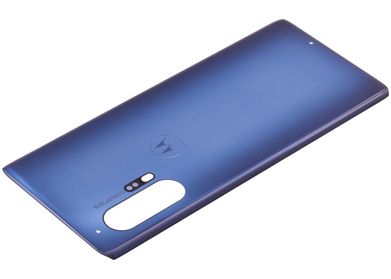 Tapa trasera original Motorola Edge Plus (XT2061 / 2020) color gris báltico para reparaciones en Guatemala.