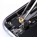 Pinza QianLi Mega-Idea de acero inoxidable no magnética, punta corta de precisión para electrónica.