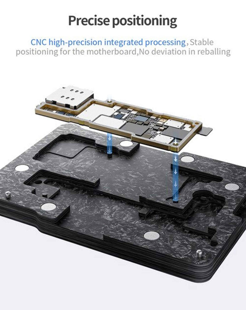 Encuentra el Marco intermedio 4 en 1 QianLi para iPhone 14 en Guatemala en los talleres de reparación especializados en iPhone y plataformas de reballing.