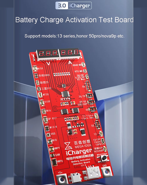 Placa de activación de batería QianLi iCharger 2.0 en Guatemala - ¡Encuentra la mejor calidad y precio en activadores de baterías en talleres de reparación!