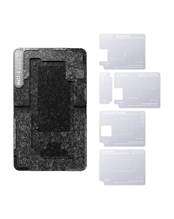 Repara tu iPhone X a 11 Series con la plataforma multifuncional de reballing QianLi en Guatemala.