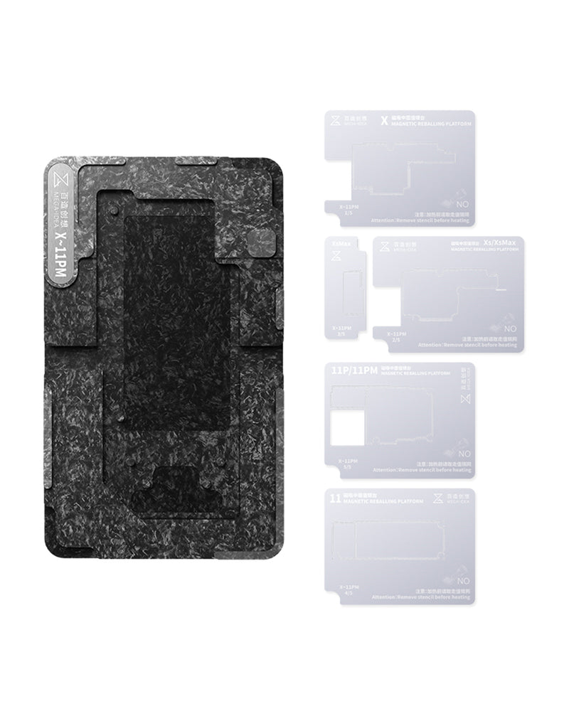 Repara tu iPhone X a 11 Series con la plataforma multifuncional de reballing QianLi en Guatemala.