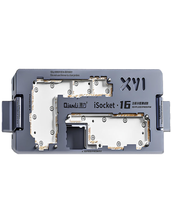 Encuentra el Marco de prueba en capas 4 en 1 QianLi iSocket para iPhone en Guatemala en tiendas de reparaciones de celulares y mayoristas.