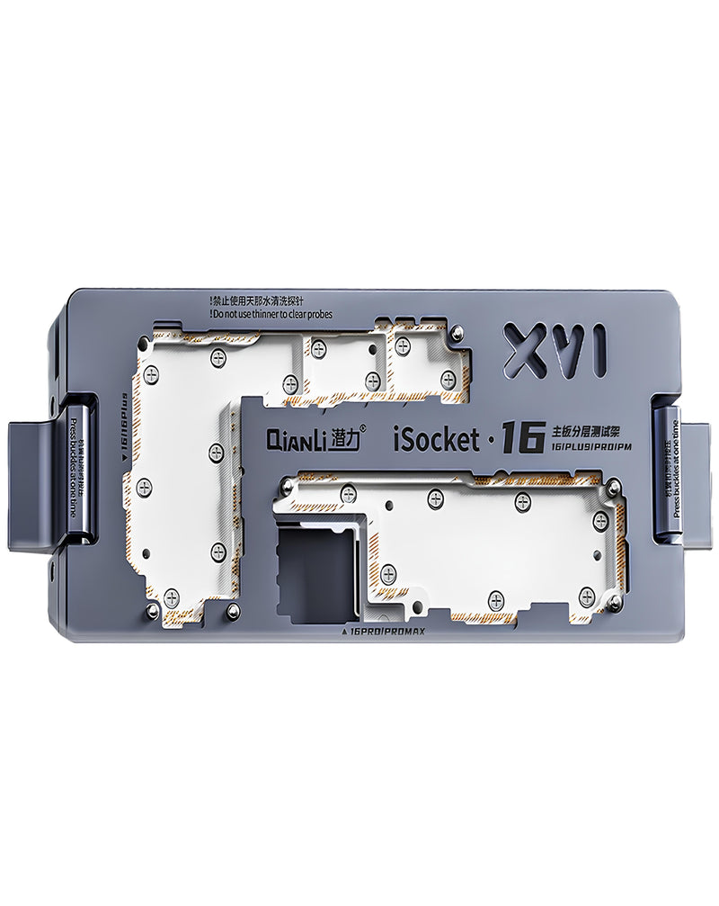 Encuentra el Marco de prueba en capas 4 en 1 QianLi iSocket para iPhone en Guatemala en tiendas de reparaciones de celulares y mayoristas.