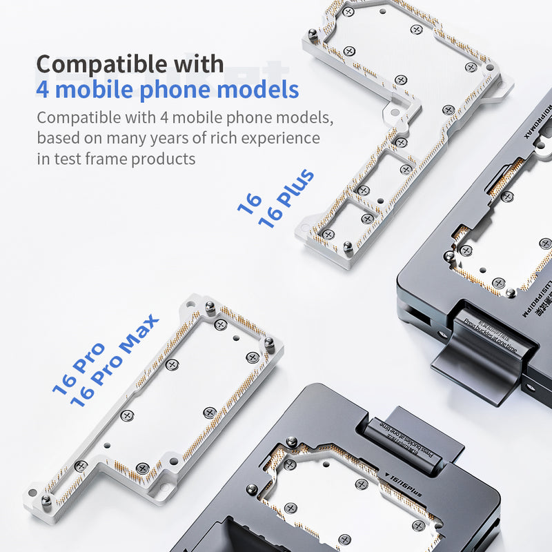 Encuentra el Marco de prueba en capas 4 en 1 QianLi iSocket para iPhone en Guatemala en tiendas de reparaciones de celulares y mayoristas.