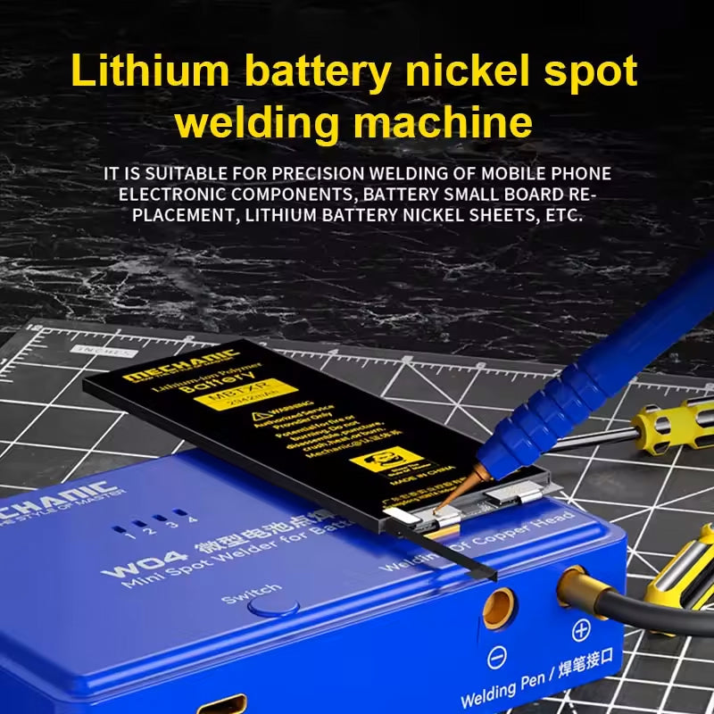 Encuentra la mejor máquina de soldadura por puntos portátil Mechanic W04 en Guatemala al mejor precio en nuestro taller de reparaciones de equipos electrónicos.