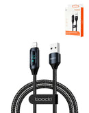 Venta al por mayor de cables USB con puerto de carga Toocki USB A-L fast charging en Guatemala.